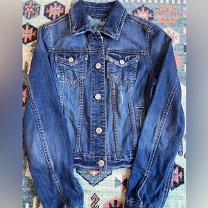Aeropostale Denim Button Front Jacket